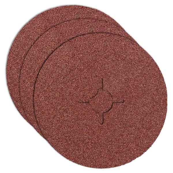Fiber slipmedel - GRAPHITE - 125 mm - K80 korn - 3 st