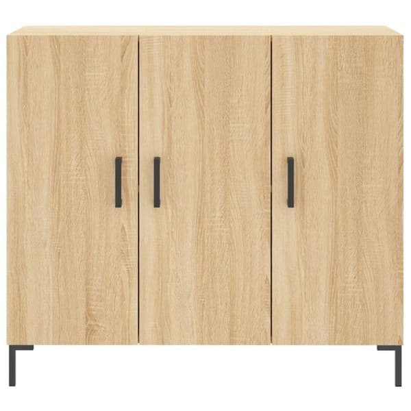 vidaXL Buffé eksonoma 90x34x80 cm ingenjörsträ 828111