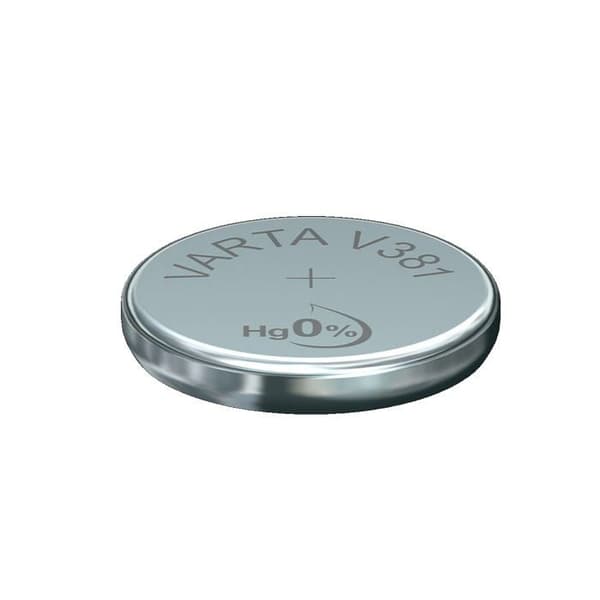 1 silveroxidbatteri (Zn/Ag2O) 45 mAh Varta V381