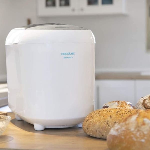 Cecotec Brödmaskin Bread&Co 1000 Läckra. Bröd upp till 1 kg, 19 Automatiska Program, 15 Timmars Programmering