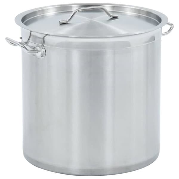vidaXL Stock Pot 35 L 36x36 cm Rostfritt stål 51134