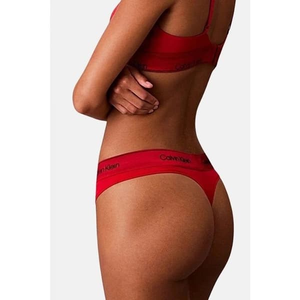 String Röd Kvinna Calvin Klein Jeans Bikini