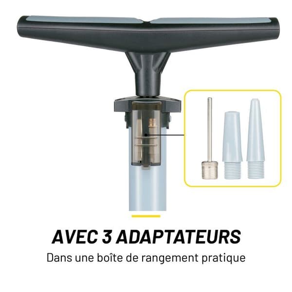 Dunlop Cykelpump med Manometer