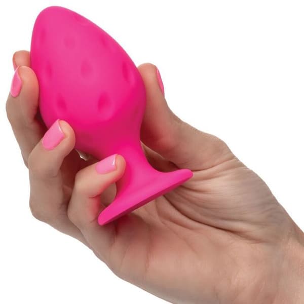 Analplugg - Calexotics - Cheeky - Silikon - 2 delar - Vattentålig - Rosa