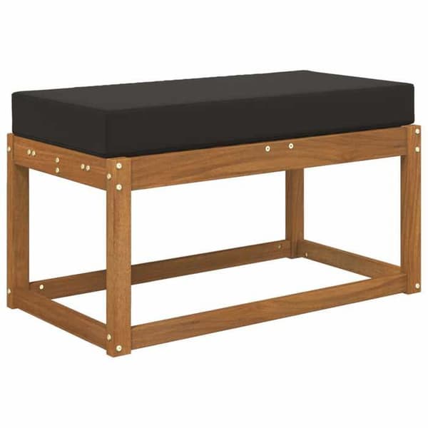 vidaXL Utomhus Sittkudde 100 % polyester Svart 900955
