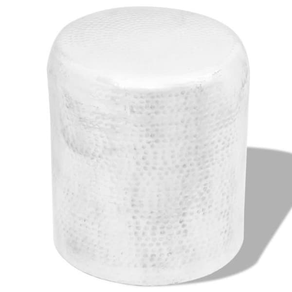 Låt låg/poäng - vidaXL - Silver - Aluminium - Rund - Samtida