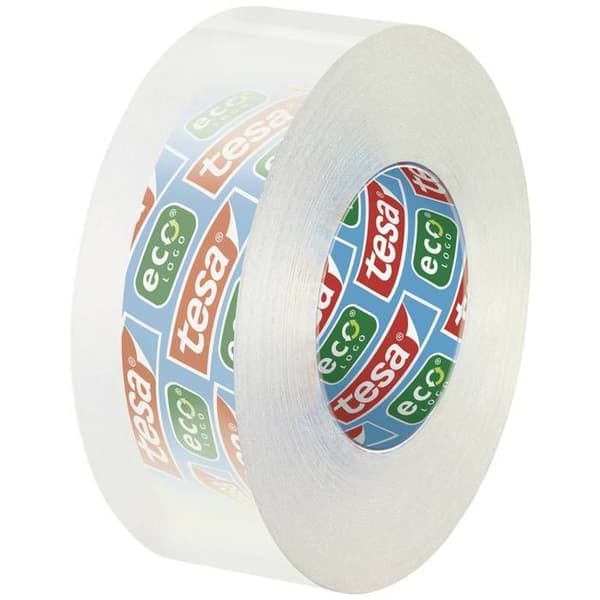 Maskeringstejp - TESA - Eco & Clear - Transparent - Miljövänlig - 8 rullar