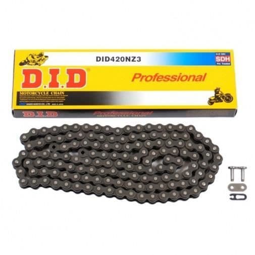 D.I.D - Transmissionskedja 420 Nz3 122 länkar förstärkt snabbkoppling