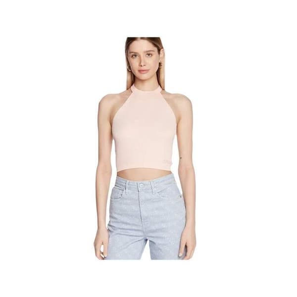 Guess Damskjorta Logotyp Classic Rosa Syntetisk