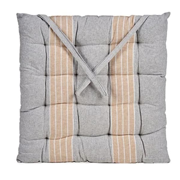 Stolskudde - Grå - 40 x 40 cm - 80% bomull - Inomhus