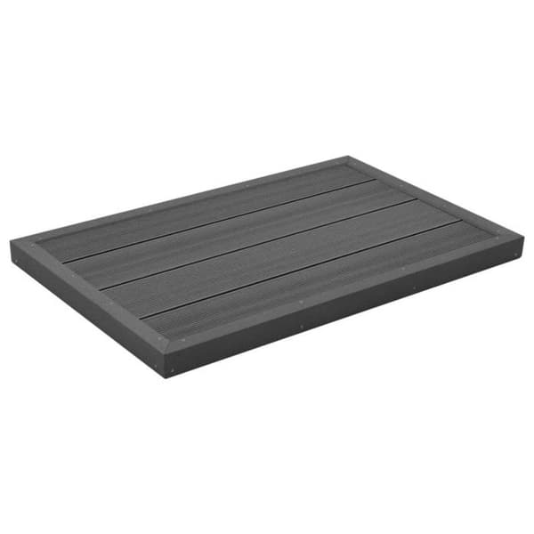vidaXL golvelement för soldusch/poolstege WPC 45016