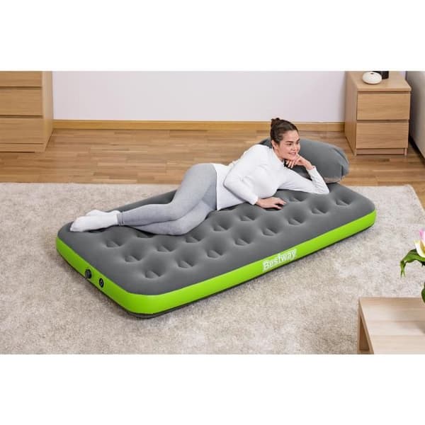 Matelas gonflable Roll & relax luftmadrass twin - Bestway