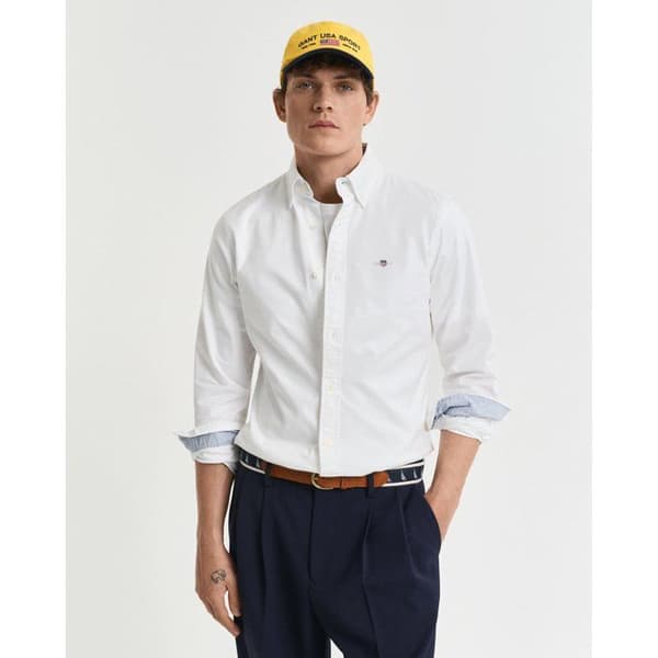 Slim stretch skjorta Gant Oxford