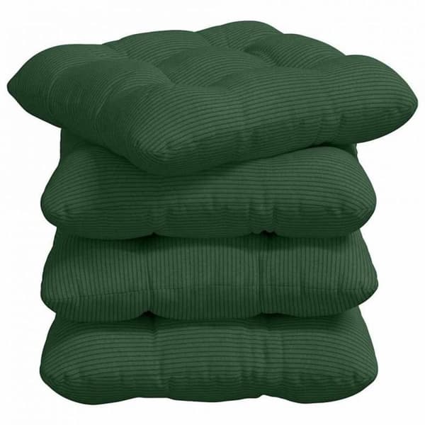 Coussin Vidaxl Sittkuddar 4 st Mörkgrön 40 x 40 cm