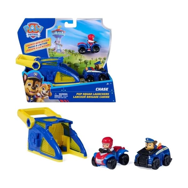 Figurinsats - SPIN MASTER - Spin Master 20155122 - Pup Squad Launcher - Chase & Ryder ingår - Från 3 år