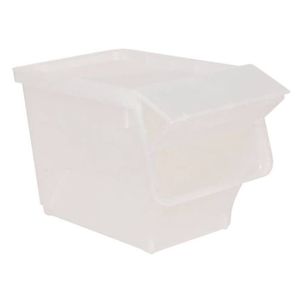Transparent plastlåda med frontöppning 24L - 5 five simply smart
