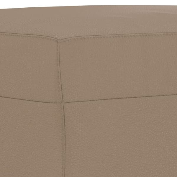 Repose pied Cappuccino 70x55x41 cm Similicuir