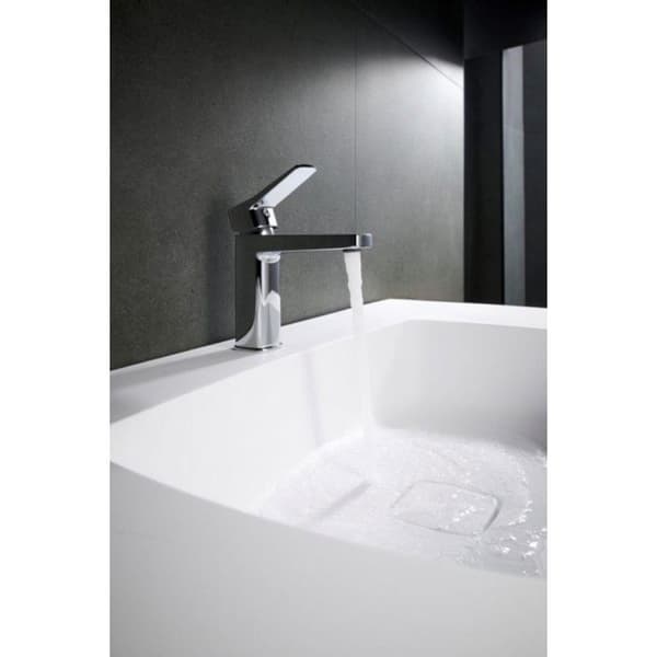 Badrumsblandare för montering - KFA - MALAGA - Kromad - Klick-klick avlopp - Enhålssystem