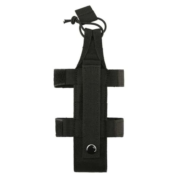 Flaskhållare Brandit Molle Flex Large svart - Polyester 600D, kompatibel med MOLLE, diameter 18–32 cm