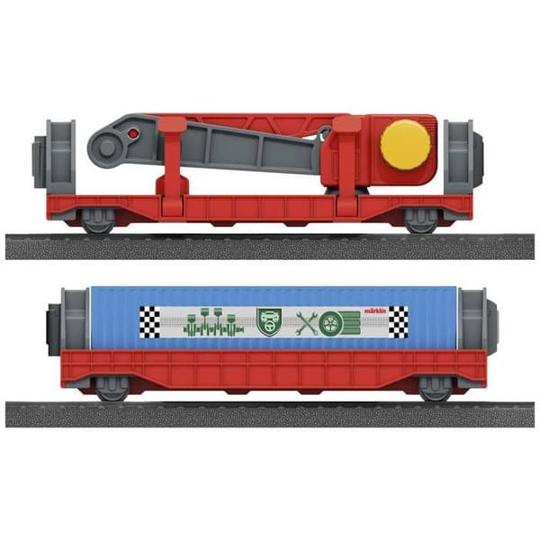 Märklin World 44347 H0 extra förpackning last med kranvagn