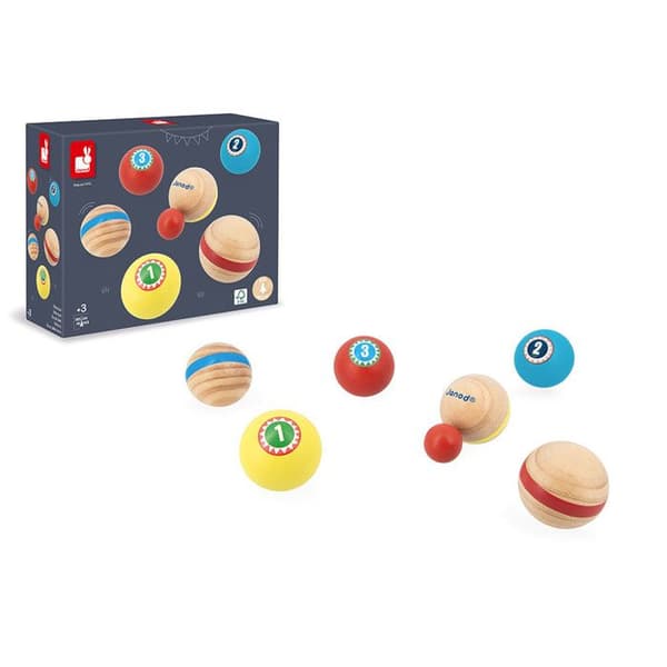 Trä boule-spel Applepop
