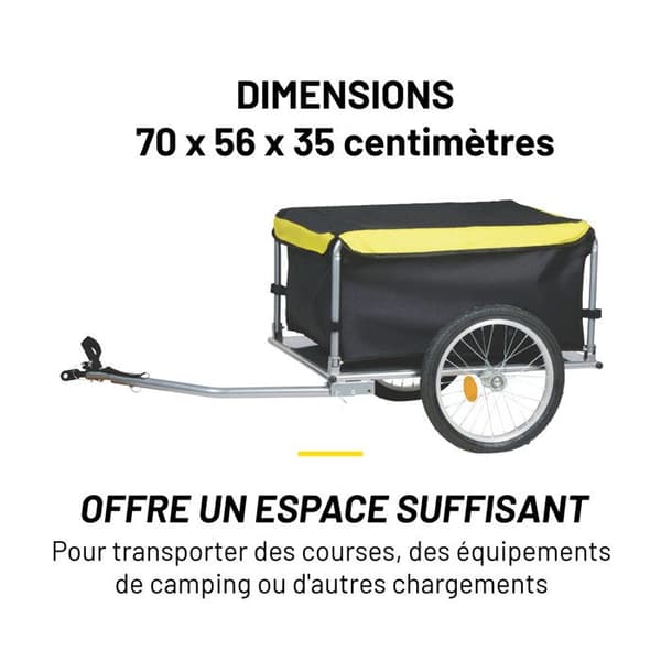 Dunlop Cykeltransportör – Gul