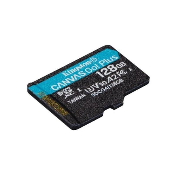 Minneskort microSDXC - KINGSTON - Canvas Go Plus - 128GB - 200MB/s - U3 V30 A2