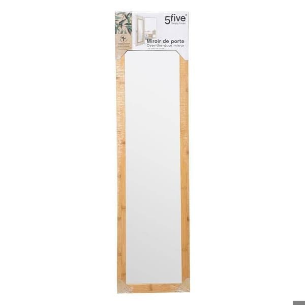 Spegel för dörr 110x30cm bambu - 5 five simply smart