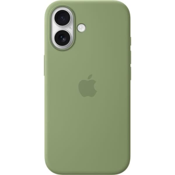 APPLE iPhone 17 - Silikonfodral med MagSafe - Ljus mossa