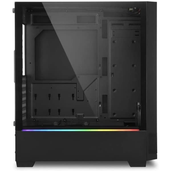PC-chassi - Sharkoon - RGB Flow - Härdat glas - RGB-belysning - ATX