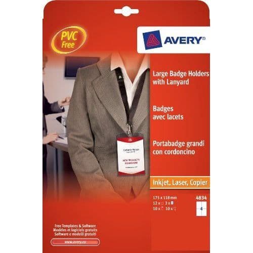 AVERY - 4834 - 10 skosnören plastpåsar...