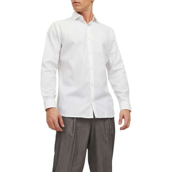 Jack & Jones parker långärmad skjorta - vit - L