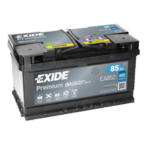 AUTO BATTERY EXIDE Premium Carbon Boost 85Ah 800A 12v (+DR)