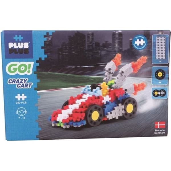 Box Mini 240 stycken GO karting - Plus Plus