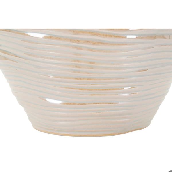 Vas Mauro Ferretti Perly Rund - Beige - 22x20 cm
