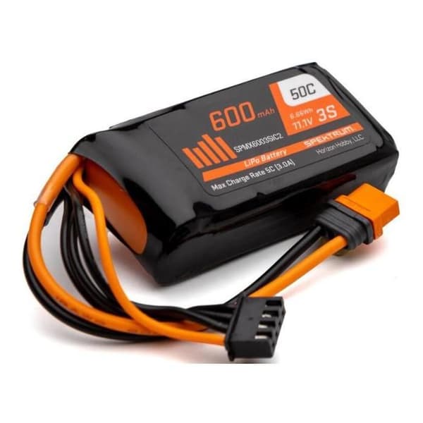 Spektrum 600mAh 3S 11.1V 50C LiPo-batteri IC2