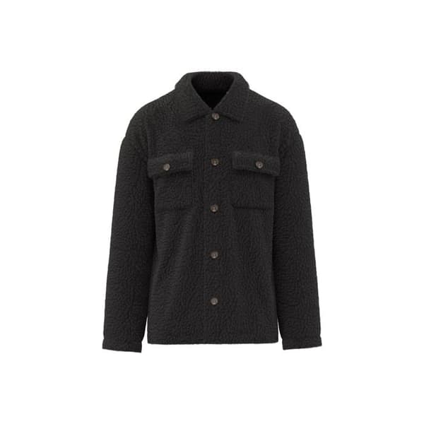 Surchemise Spasso sherpa - svart