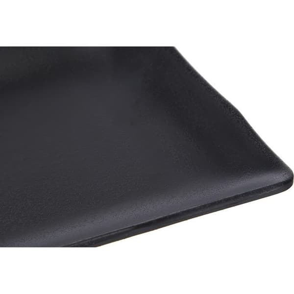 Rektangulär tallrik - LACOR - 63374 - Melamin - Svart - 17x25 cm