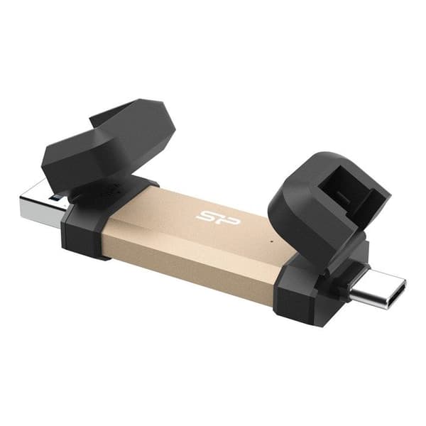 SSD - SILICON POWER - DS72 - 1 To - USB 3.2 Gen 2 - Kryptering AES 256 bit