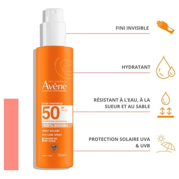 Avène Solaire Spray Vuxen SPF 50 200 ml