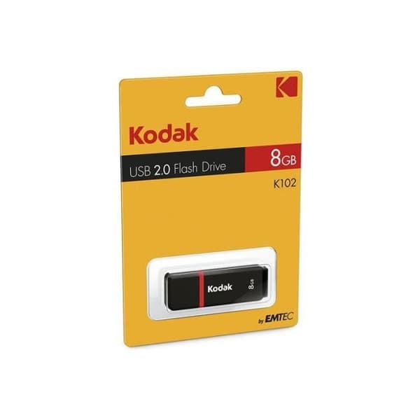 USB-nyckel - Kodak K102 - 8GB - USB 2.0 - Svart