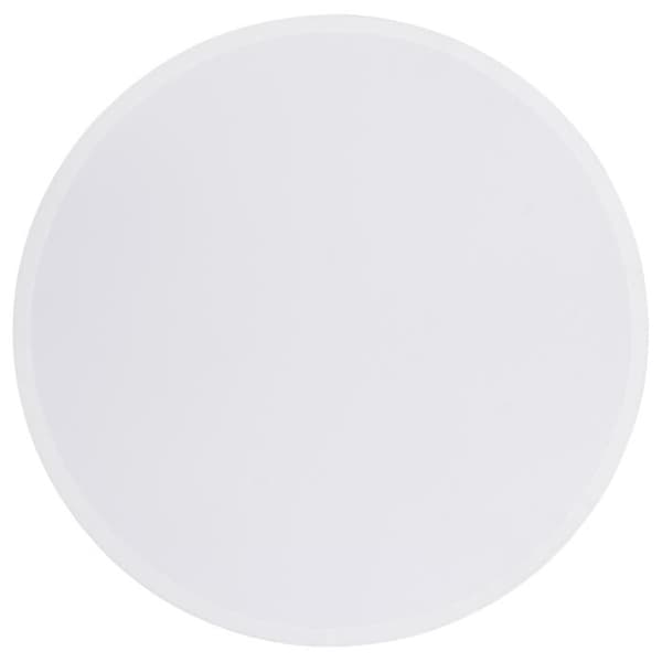 Taklampa - Vit Ram - Ø 38 cm - Tyg - E27 - Nutida