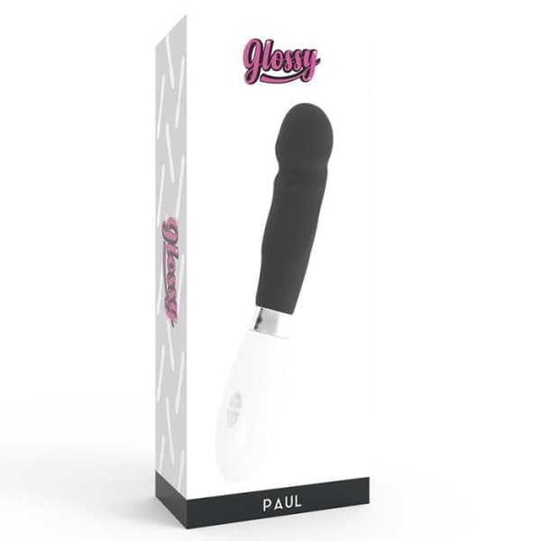 GLOSSY PAUL VIBRATOR SVART