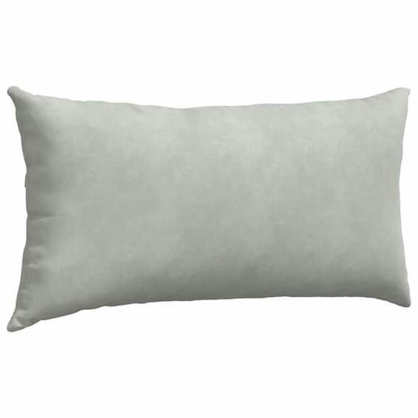 vidaXL Soffkuddar 2 st Ljusgrå 80 x 40 cm 42013713