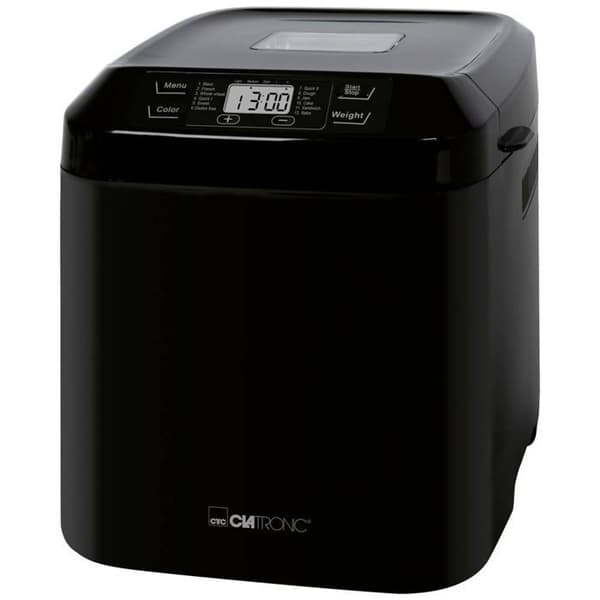 Clatronic BBA 3774 Brödmaskin med timer 3 l svart
