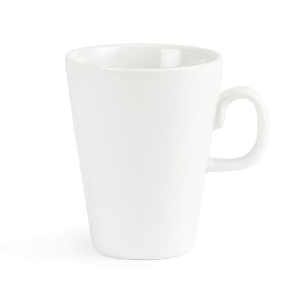 Mugg - Olympia - Latte - 310ml - Porslin - Set med 12