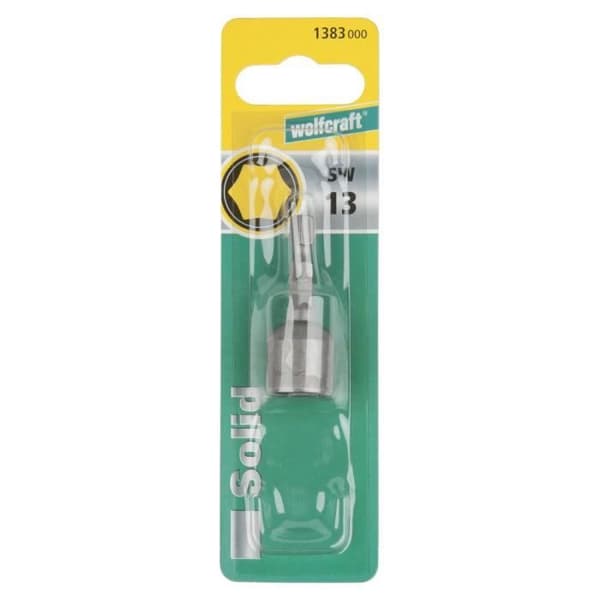 WOLFCRAFT 1 Sockel SW 13,0, 50 mm