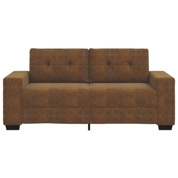 Canapé loveseat Brun 140 cm i konstläder