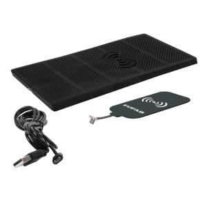 Halkfri matta - EUFAB - Trådlös laddare - Micro USB-B - 2 i 1 - Svart