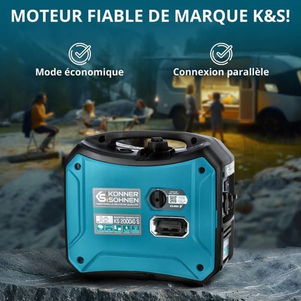Generator - KS KÖNNER SÖHNEN - KS 2000iG S - 2000W - Inverter - Tyst
